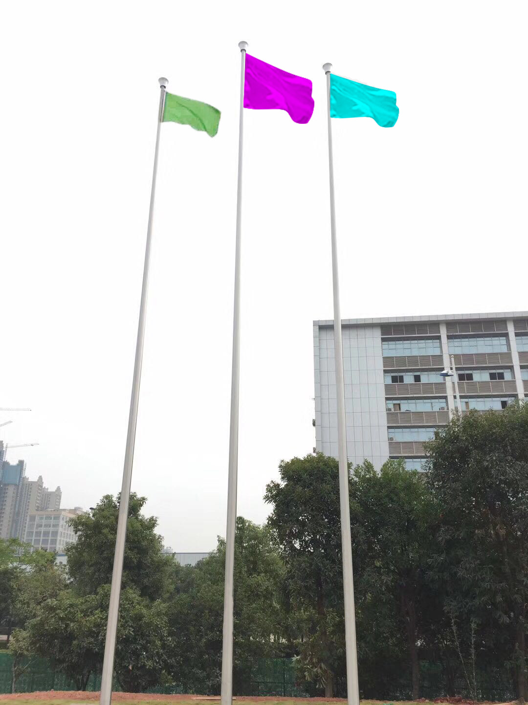 10米鋁合金錐形旗桿