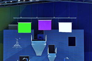 水平頒獎(jiǎng)旗